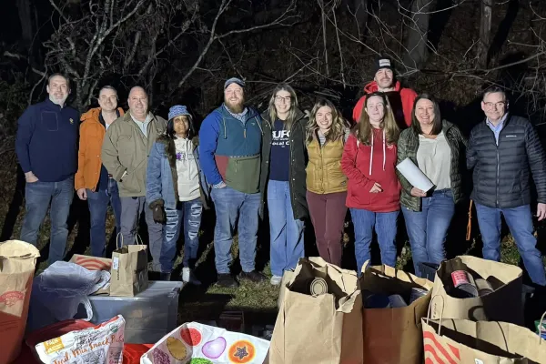 CWA 1120 Food Drive - Photo from Yvette Valdes Smith
